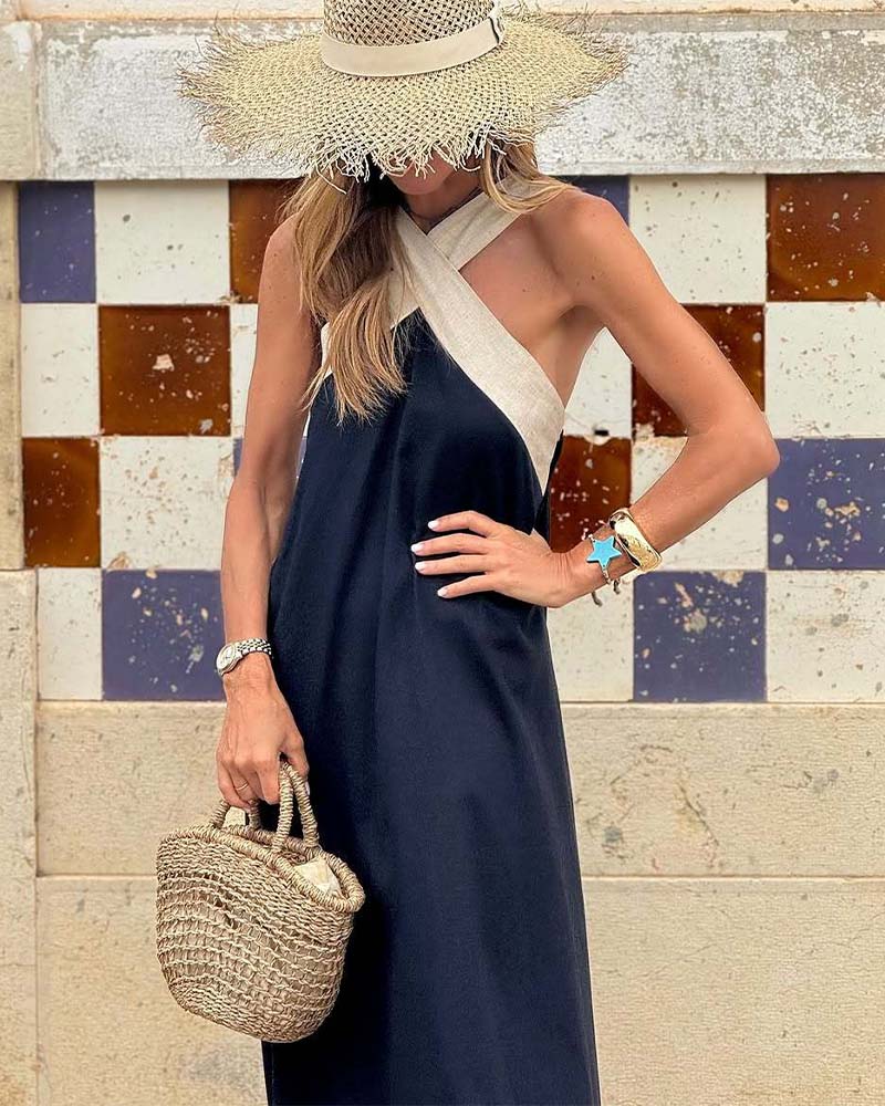 Sienna™ | Elegant Dress with Open Back