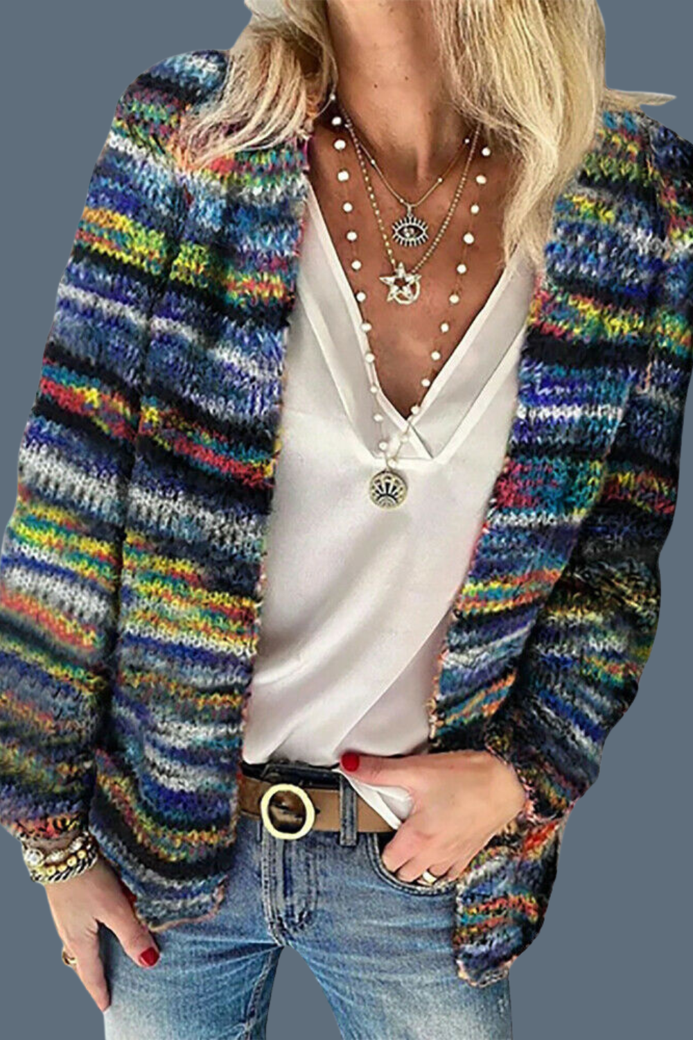 Layla™ - Super Soft Cardigan, Multicolor