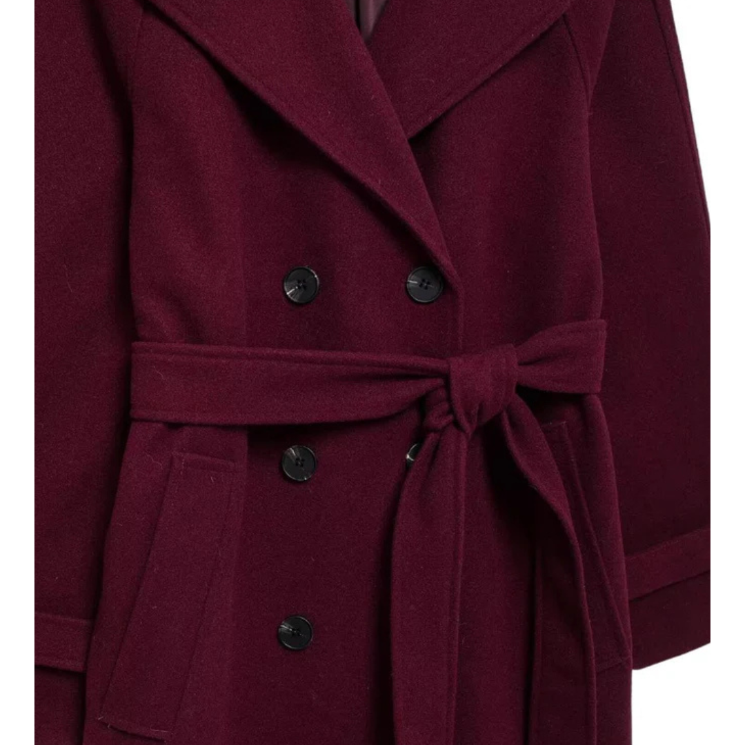 Zenaida | Elder Burgundy Coat
