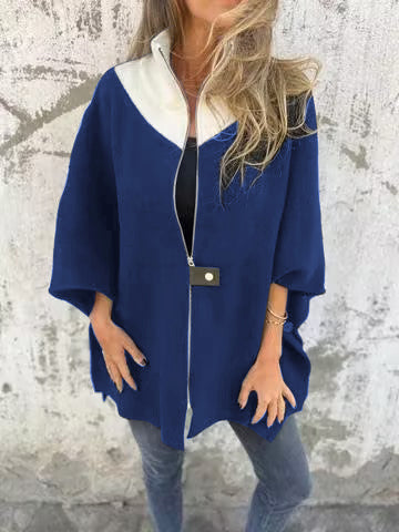 Alessia | Stand Collar Half Zip Jacket - Limited Edition