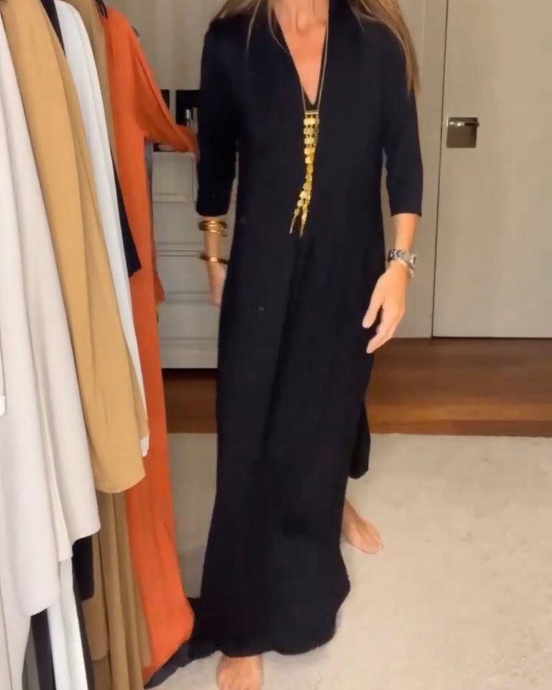 PAMELA - Casual Mid-Season Dress