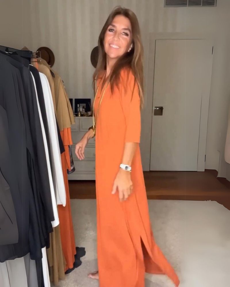 PAMELA - Casual Mid-Season Dress