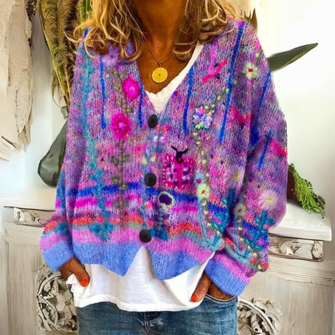 Addison™ - Casual Retro Elegant Button Cardigan