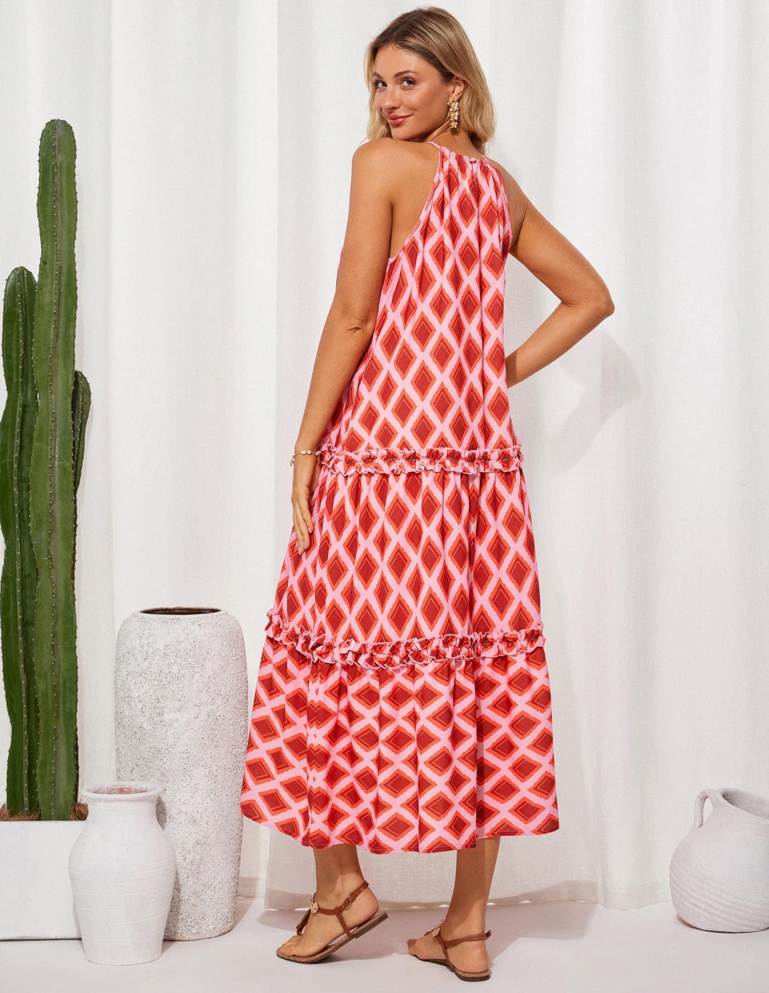 Jessie | Halter Neck Floral Dress - Limited Edition