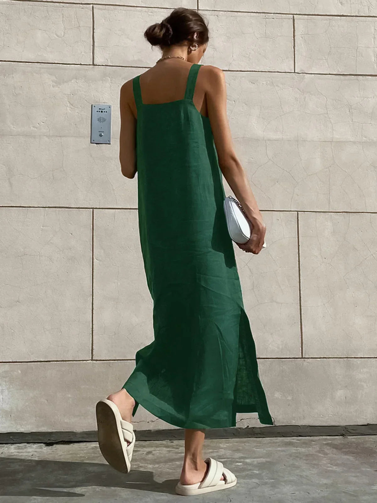 Inès® | Minimalism Cotton Cami Long Dress