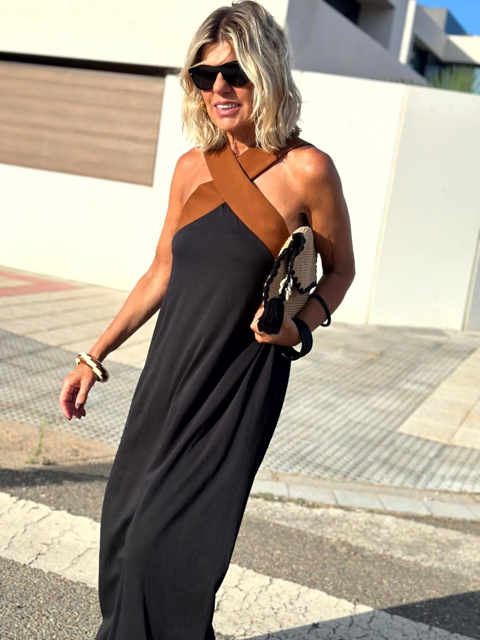 Sienna™ | Elegant Dress with Open Back