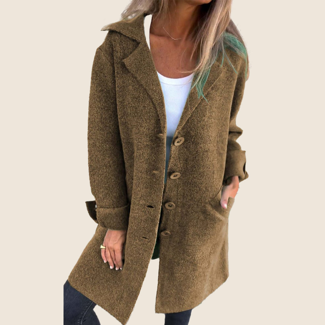 Elvy | Elegant Single-Breasted Jacket