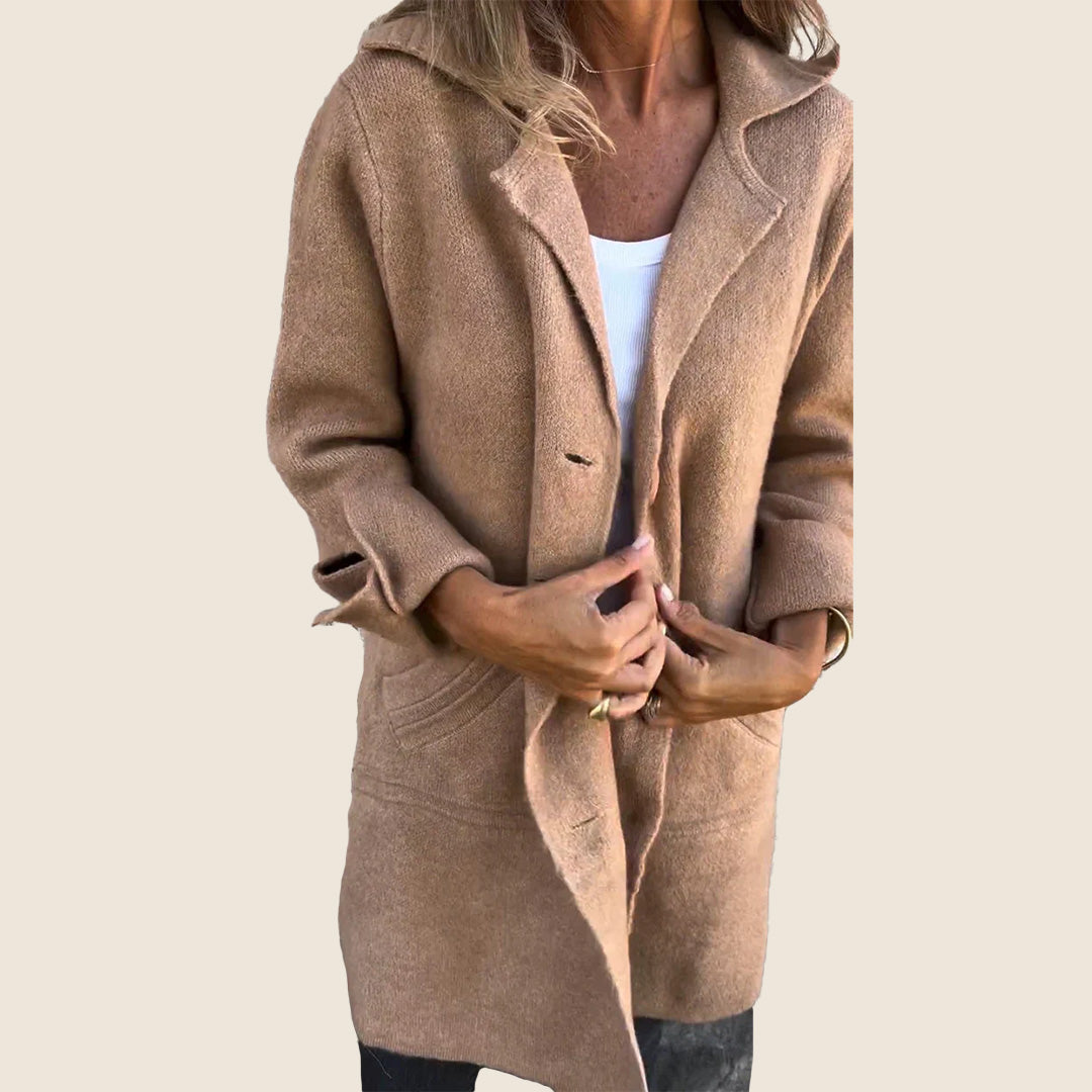 Elvy | Elegant Single-Breasted Jacket