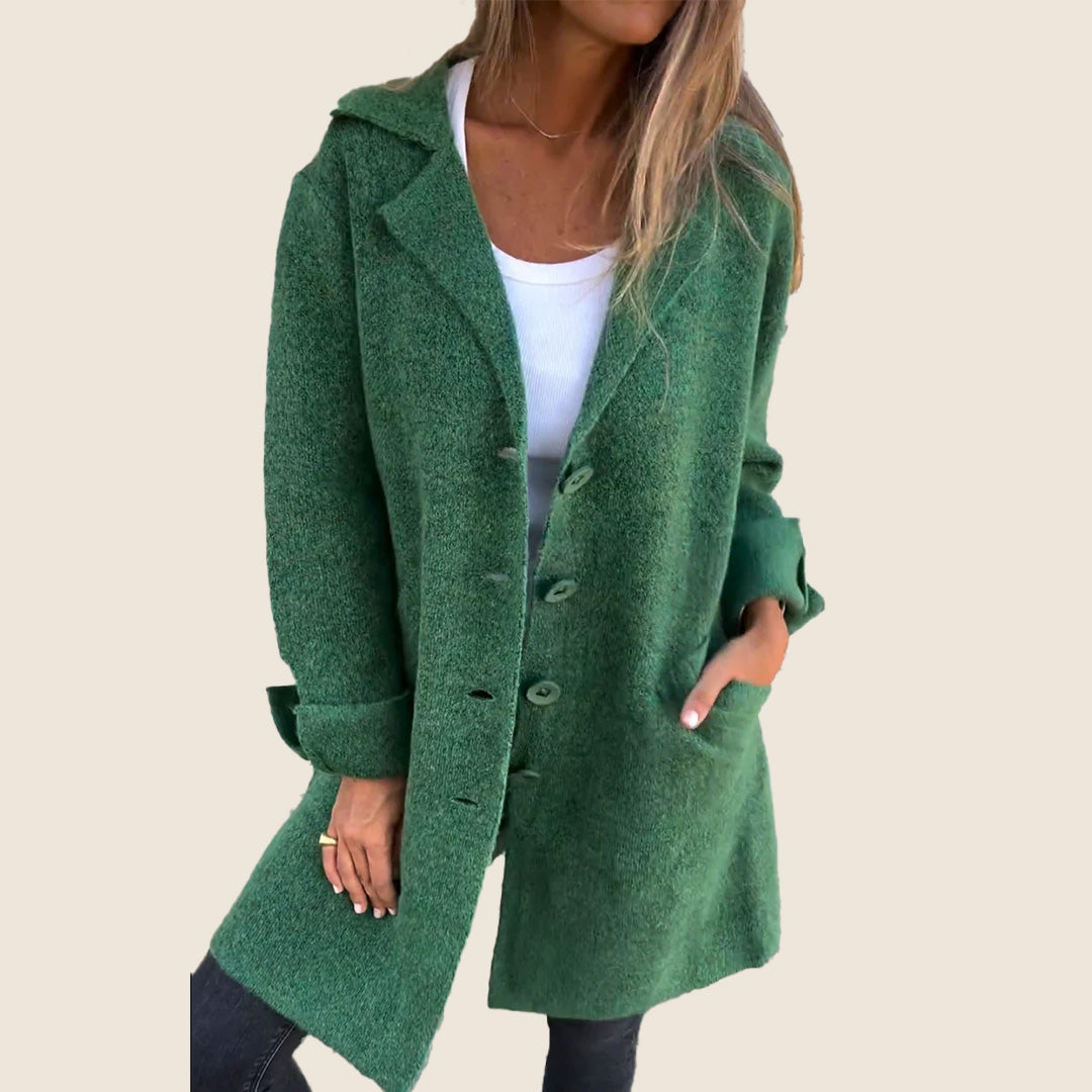 Elvy | Elegant Single-Breasted Jacket