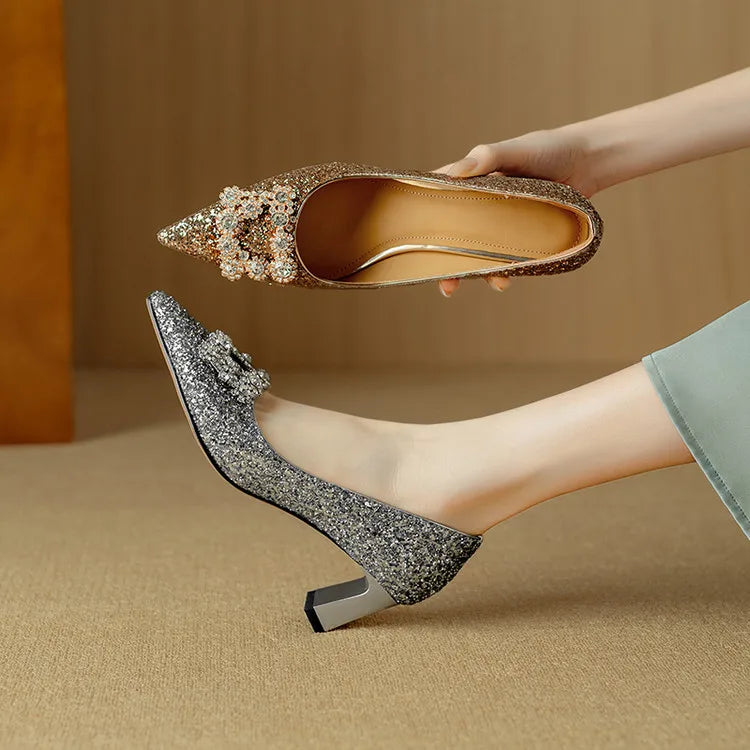 Solenza™| Gloria Glitter Pumps