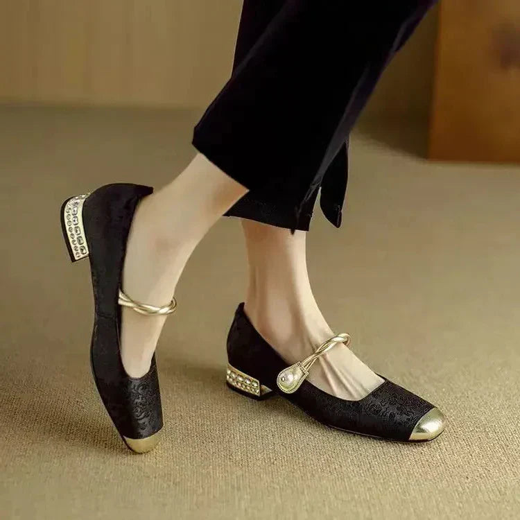Solenza™| Mestelle Leather Mary Janes