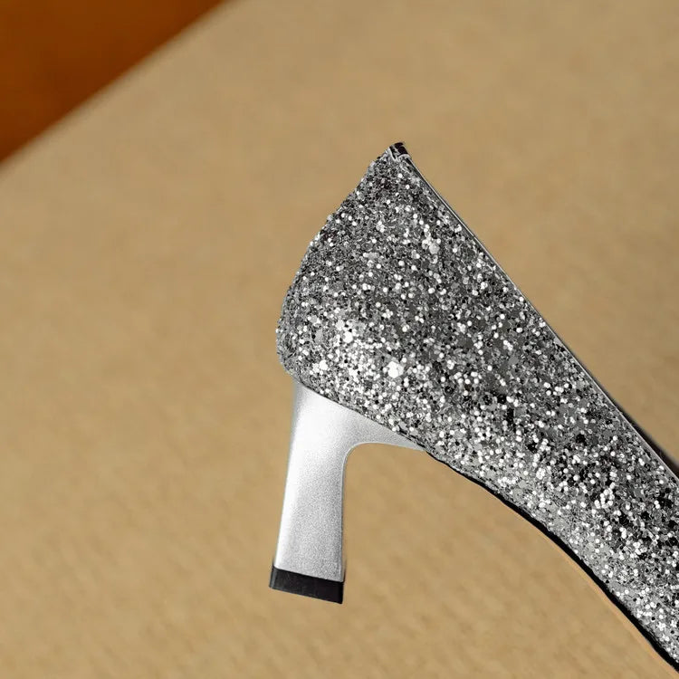 Solenza™| Gloria Glitter Pumps