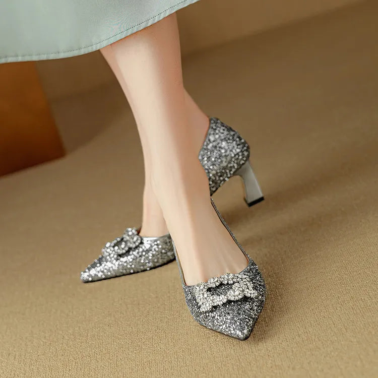 Solenza™| Gloria Glitter Pumps
