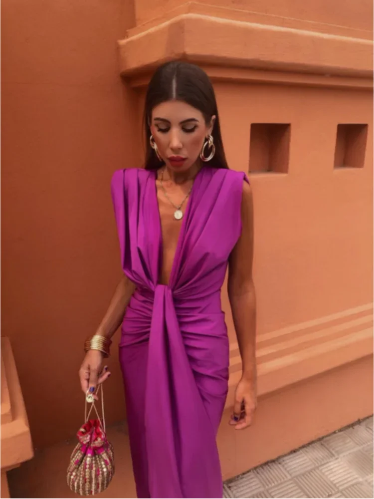 Moriah™ | Women's Long Pleated Dress