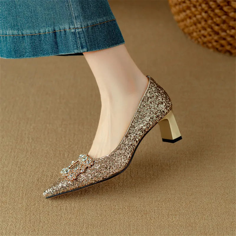 Solenza™| Gloria Glitter Pumps
