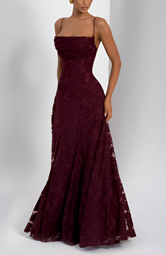 Francisa™ | Charming Long Lace Dress