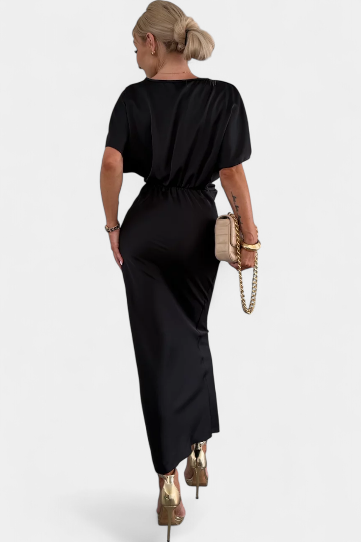 Emryn Soft Dress with Cross Knot