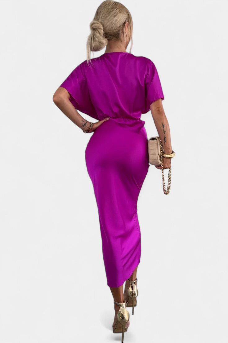Emryn Soft Dress with Cross Knot