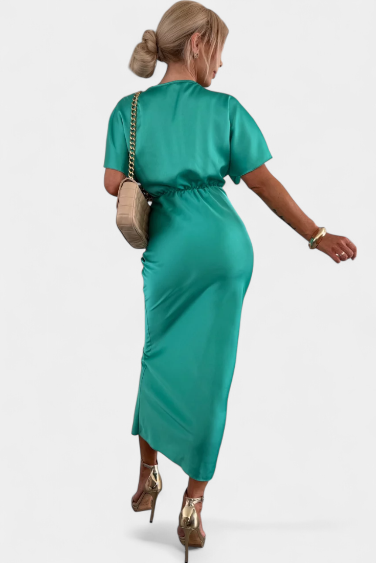 Emryn Soft Dress with Cross Knot