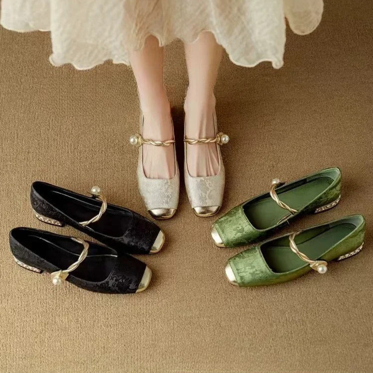 Solenza™| Mestelle Leather Mary Janes