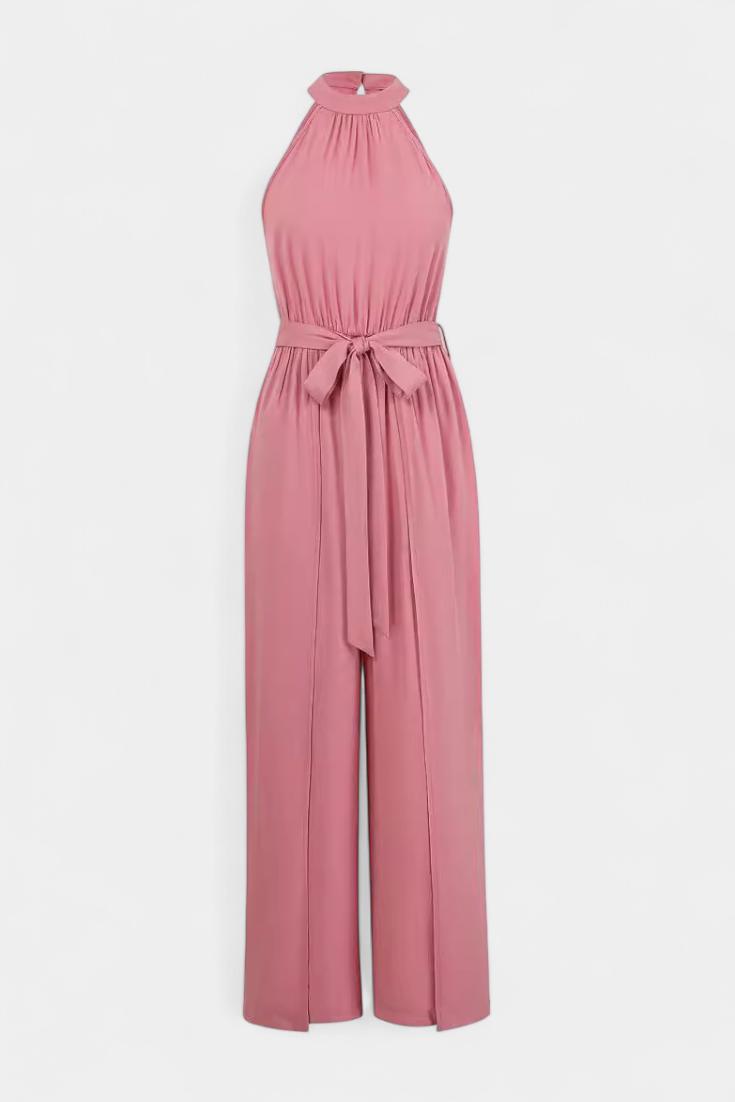 Nyree Asymmetrical Cut-Out Dress with Bow Sleeve