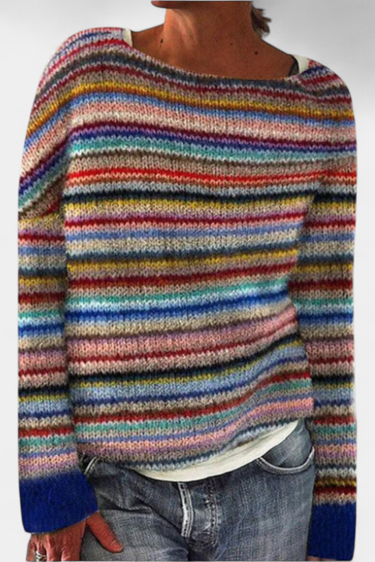 Jolessa Nordic Pattern Knit Sweater