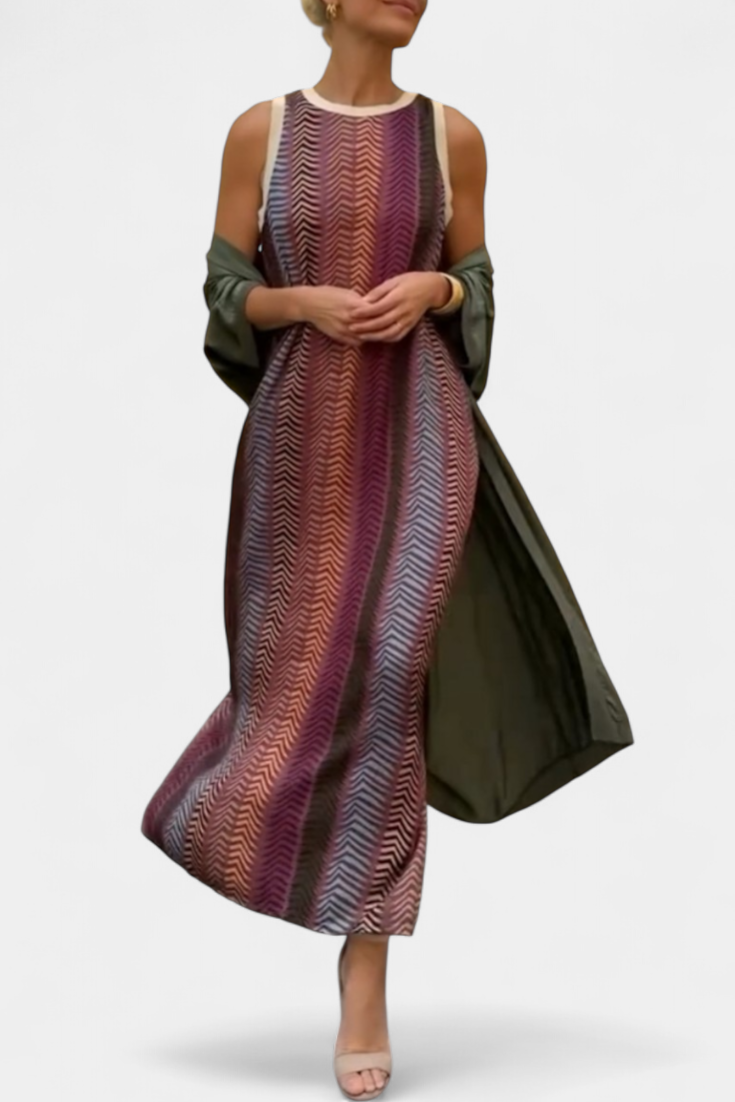 Elegant Alice Evening Dress with Stole
