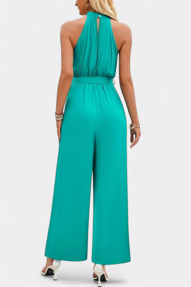 Nyree Asymmetrical Cut-Out Dress with Bow Sleeve