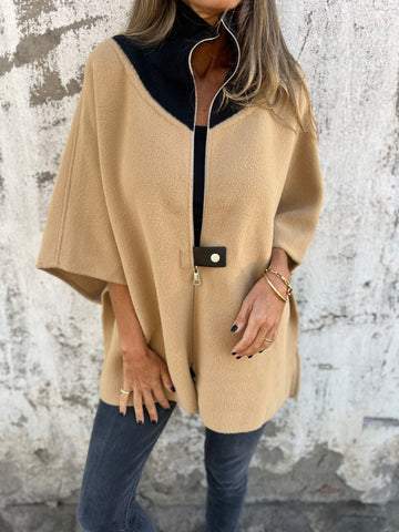 Alessia | Stand Collar Half Zip Jacket - Limited Edition