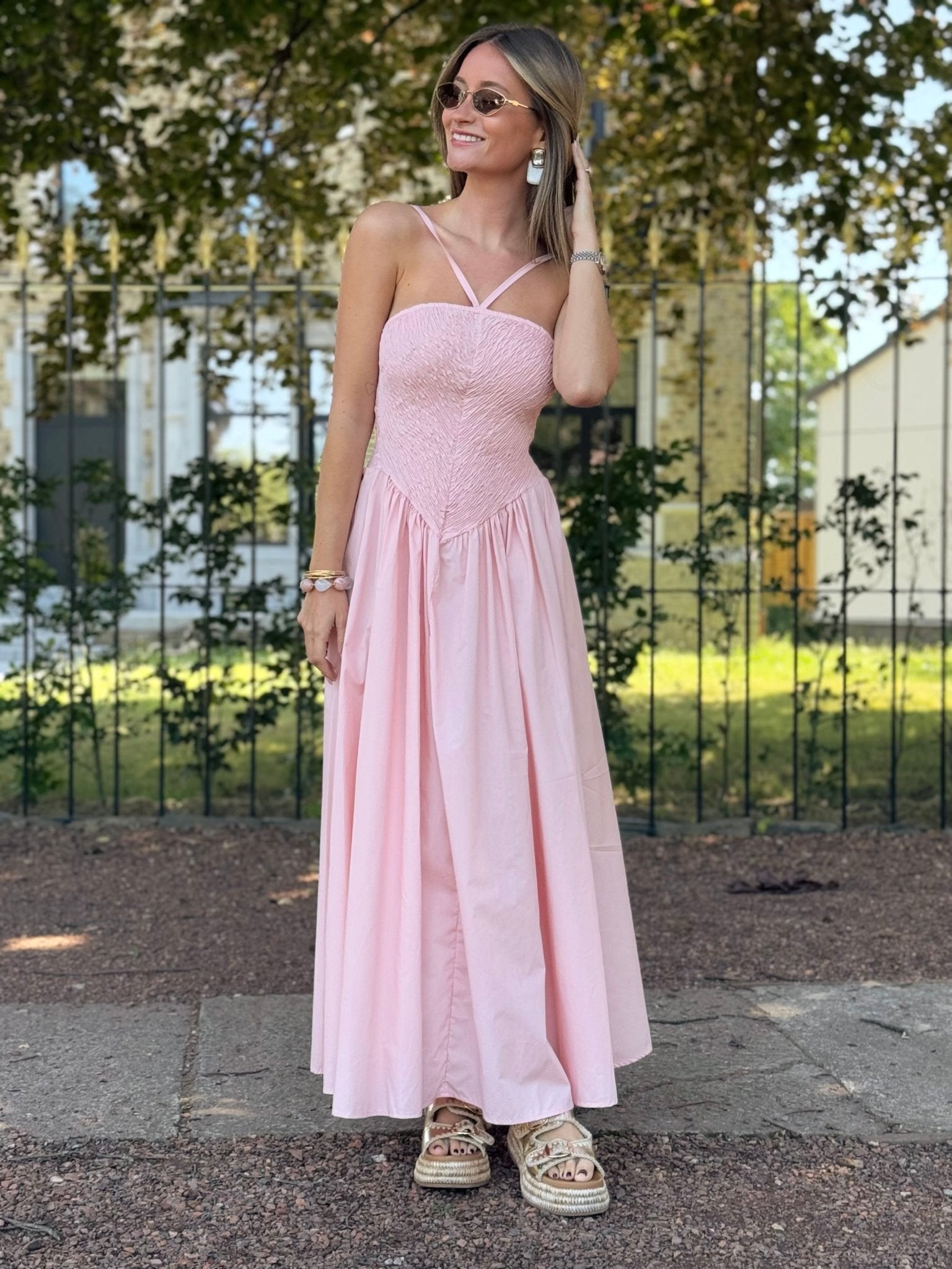 The Aurore Pink Dress