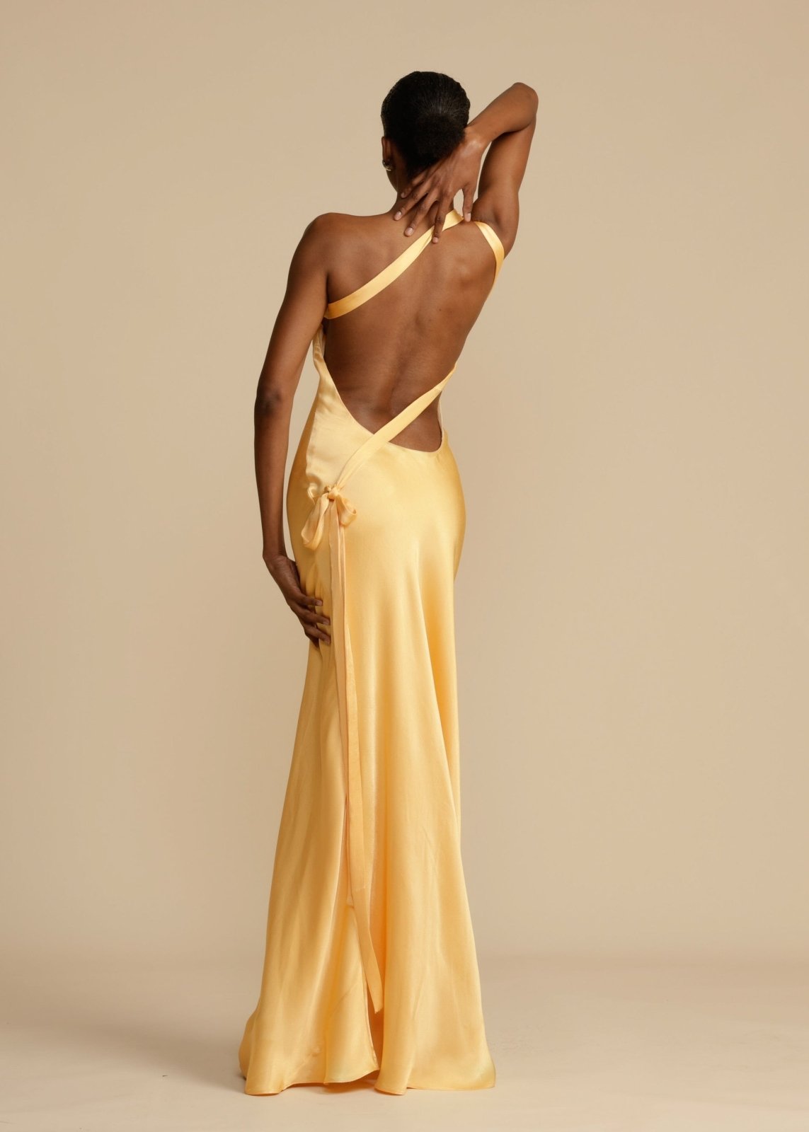 Sophia™ | Silk Maxi Dress with Elegant Straps