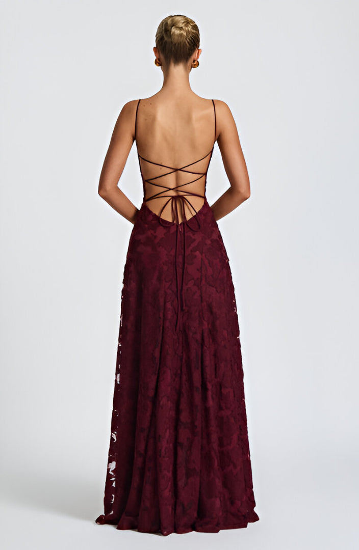 Francisa™ | Charming Long Lace Dress