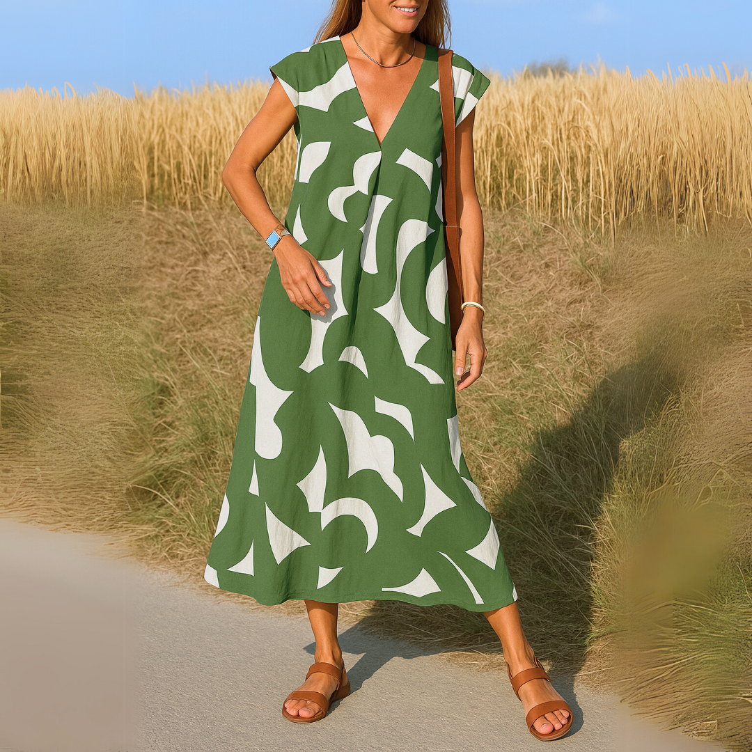 Valérie™ | Effortless V-Neck Dress