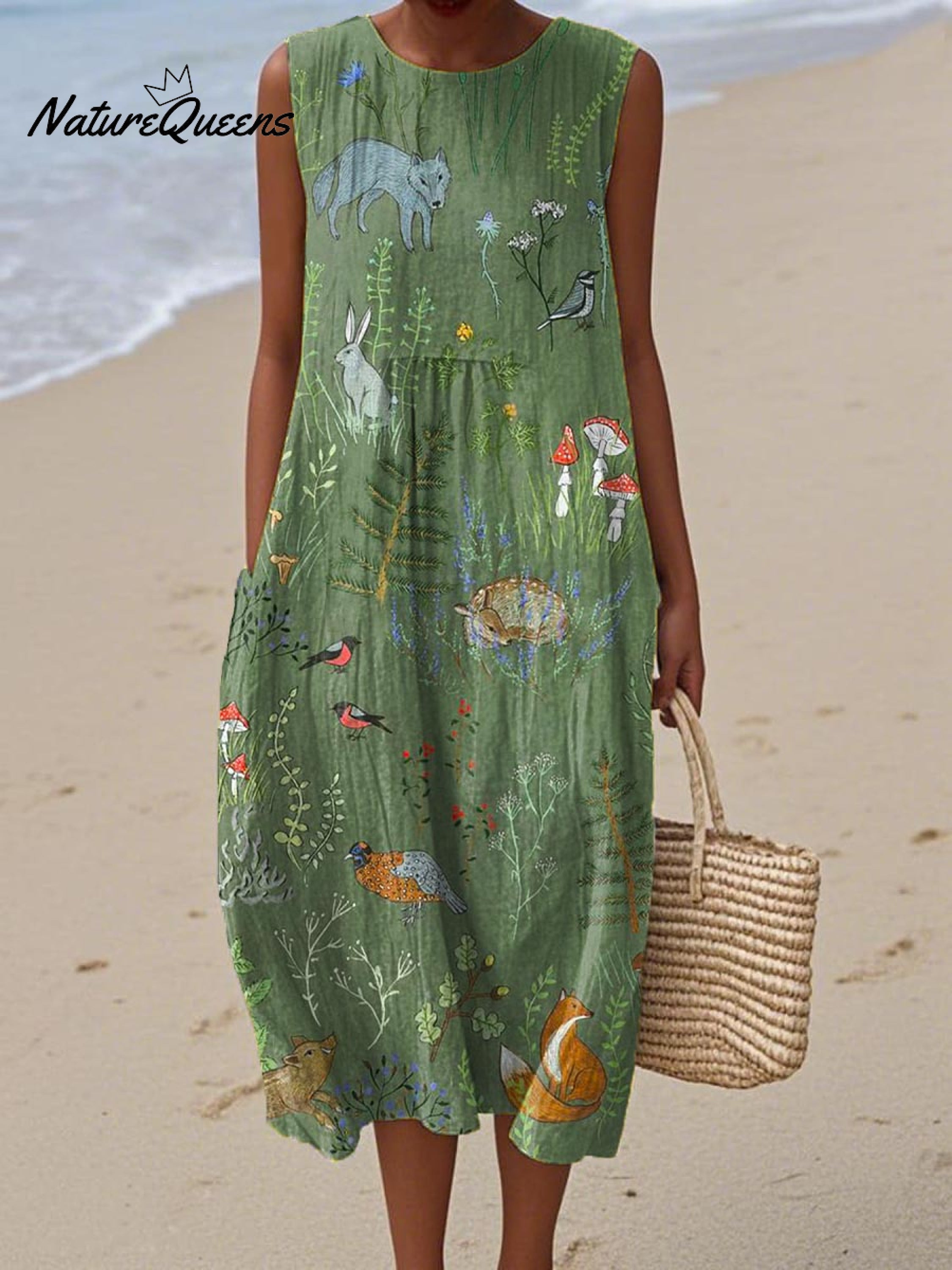 Ninthe | Forest Animals Dress - Limited Edition