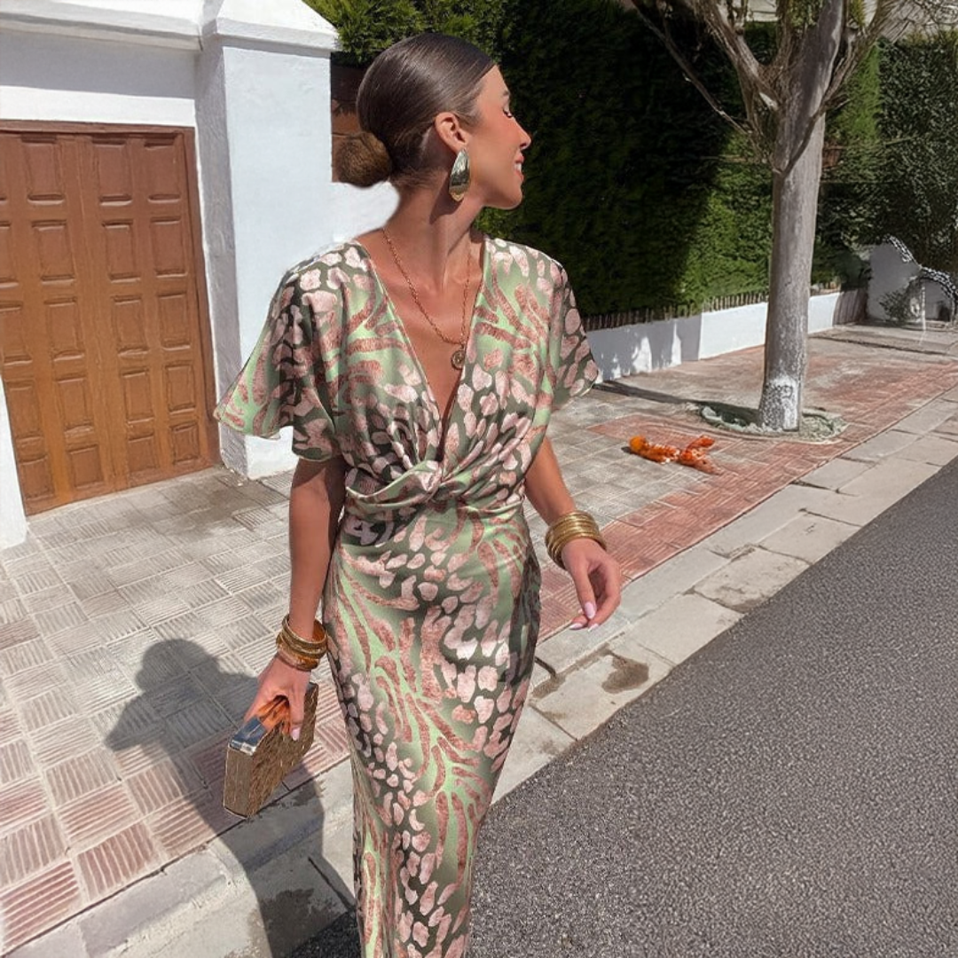 Genoa | Elegant Draped Dress