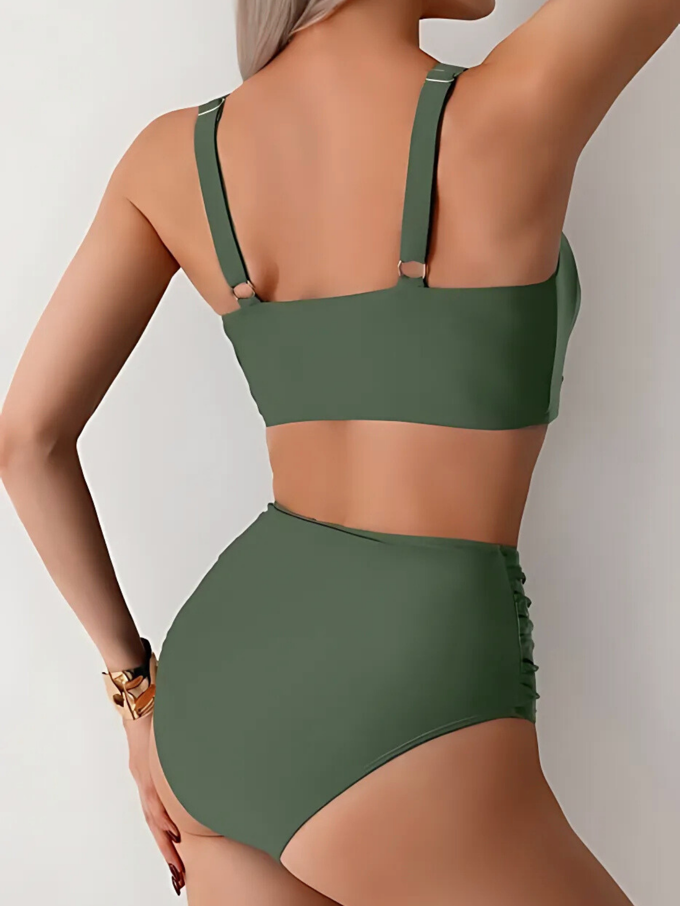 Nolwenn | Ruffle bandeau bikini