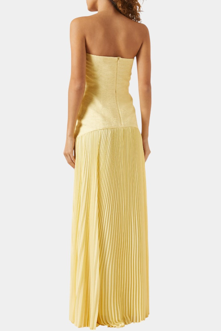 Deia | Chic Maxi Mesh Dress with Bell Sleeves