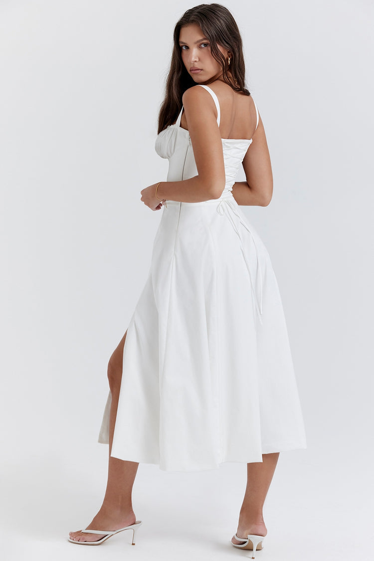 Zane® | SHANA Pink floral corset dress
