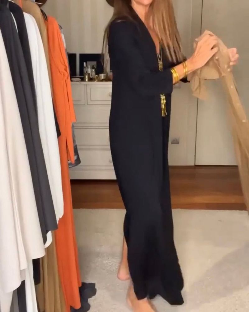 PAMELA - Casual Mid-Season Dress