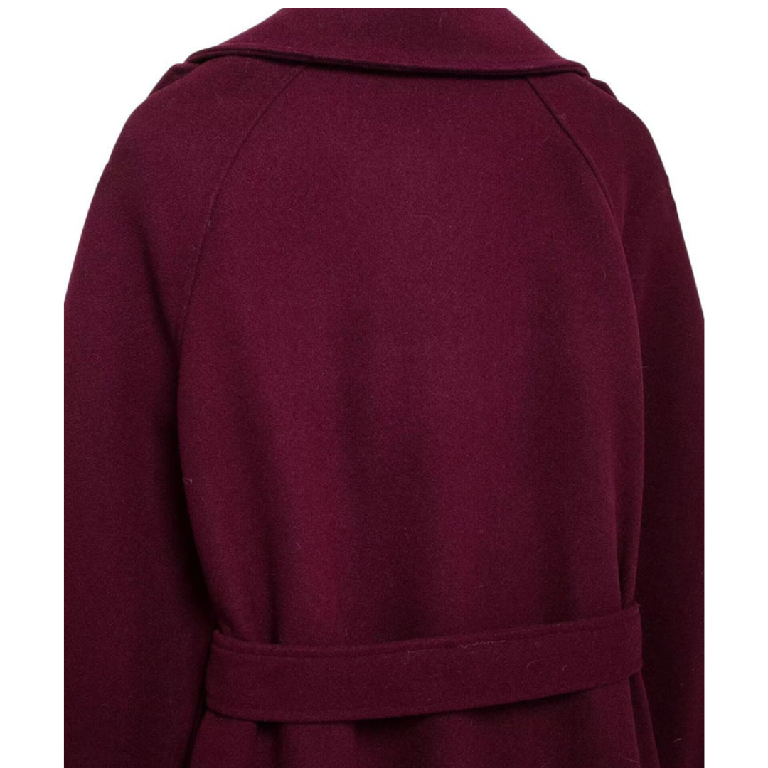 Zenaida | Elder Burgundy Coat