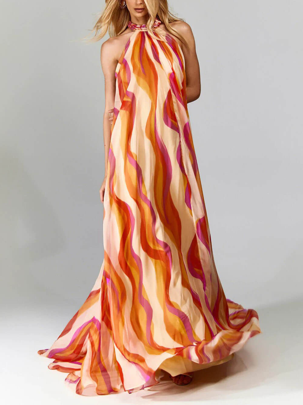 Solina Sunset Swirl Dress