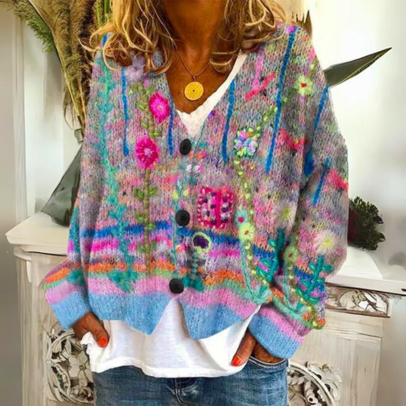 Addison™ - Casual Retro Elegant Button Cardigan