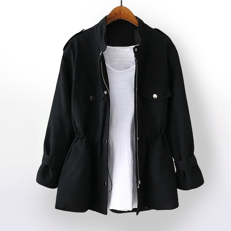 Avery™ - Elegant Trench Coat in Blend