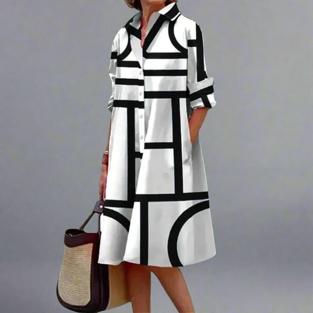 Brigitte™ | Luxe Midi Dress for Effortless Elegance