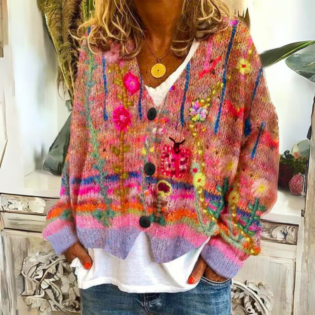 Addison™ - Casual Retro Elegant Button Cardigan