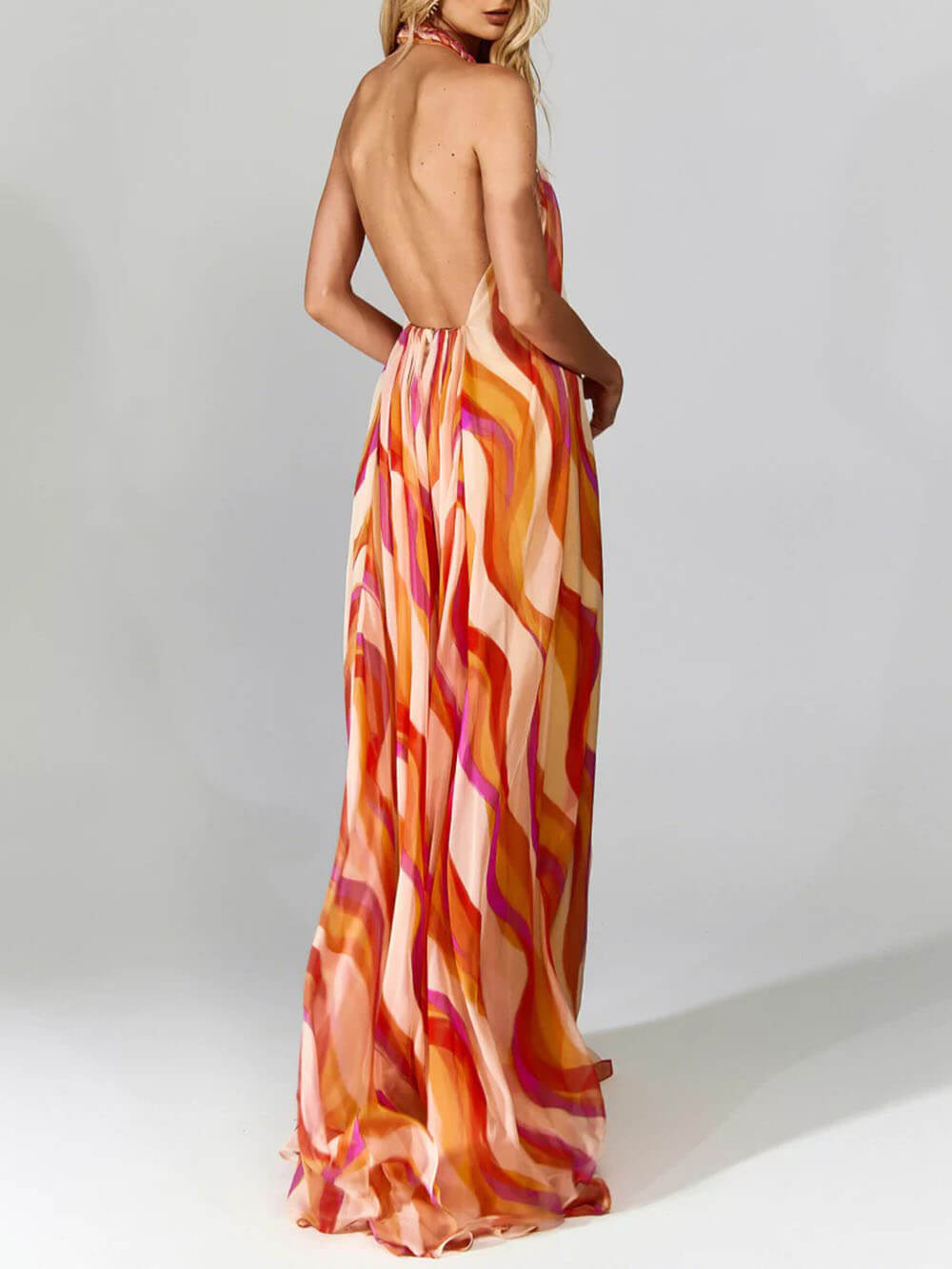 Solina Sunset Swirl Dress