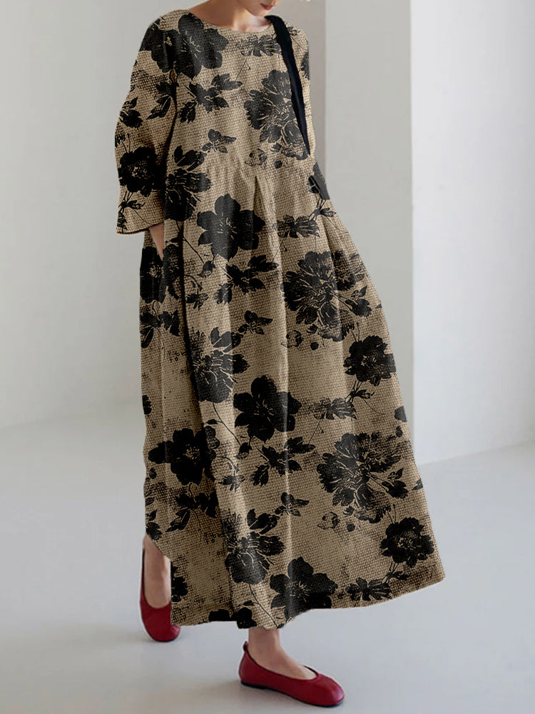 Nerisse™ | Botanical Print Dress