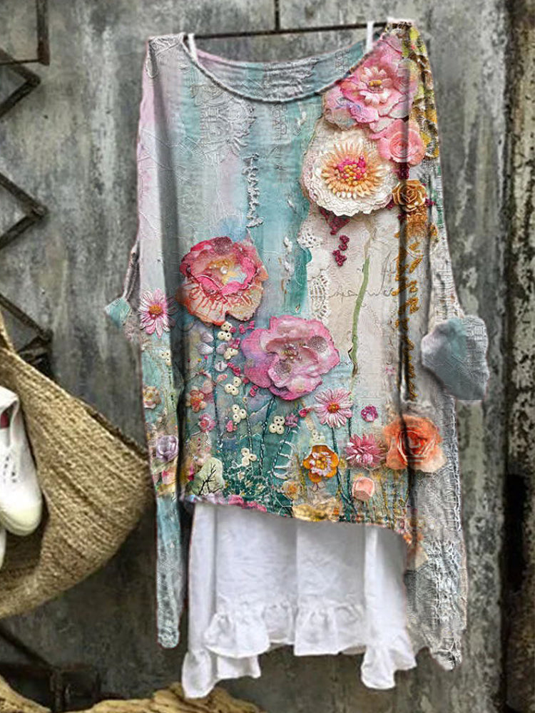 Seliane™ | Artistic Print Blouse