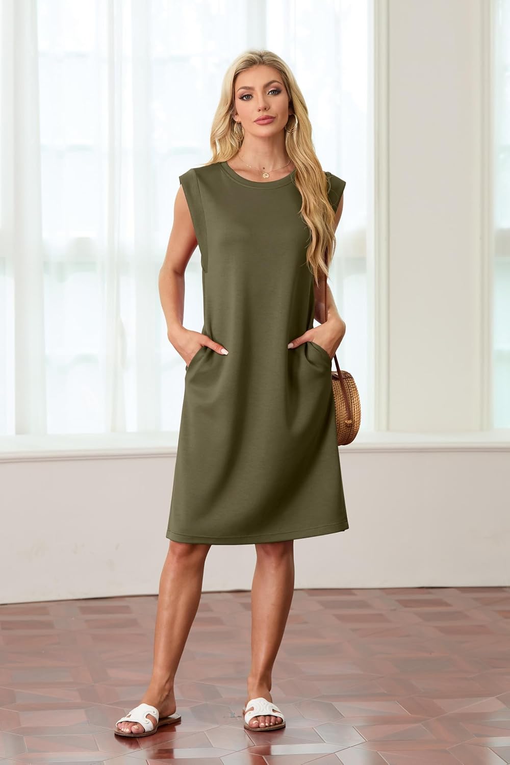 Fiona - Wrinkle-free midi dress