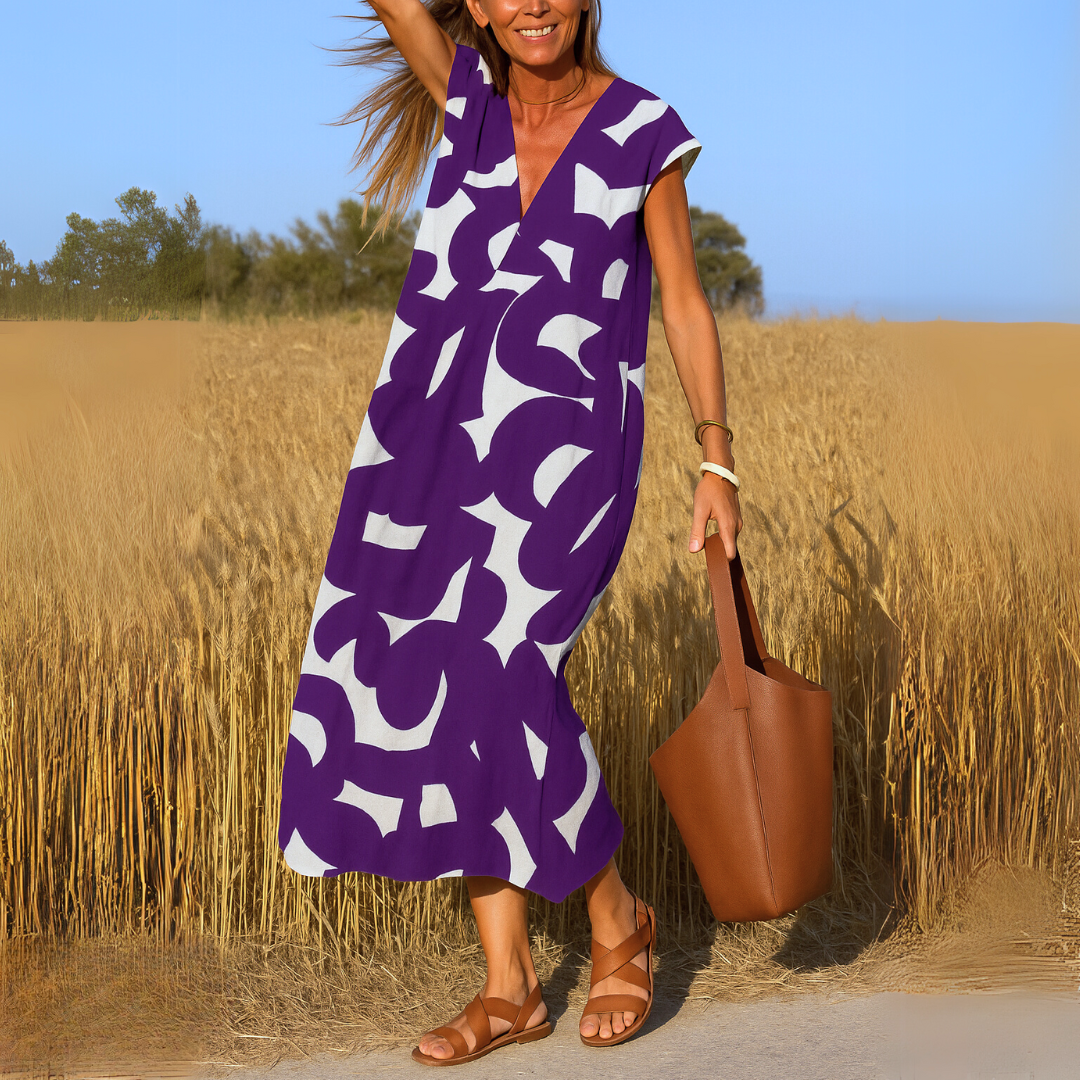 Valérie™ | Effortless V-Neck Dress